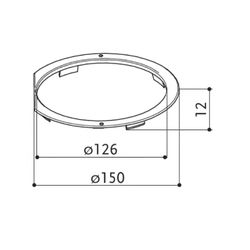 Vecamco Tubo rettangolare 220x55 1.5mt