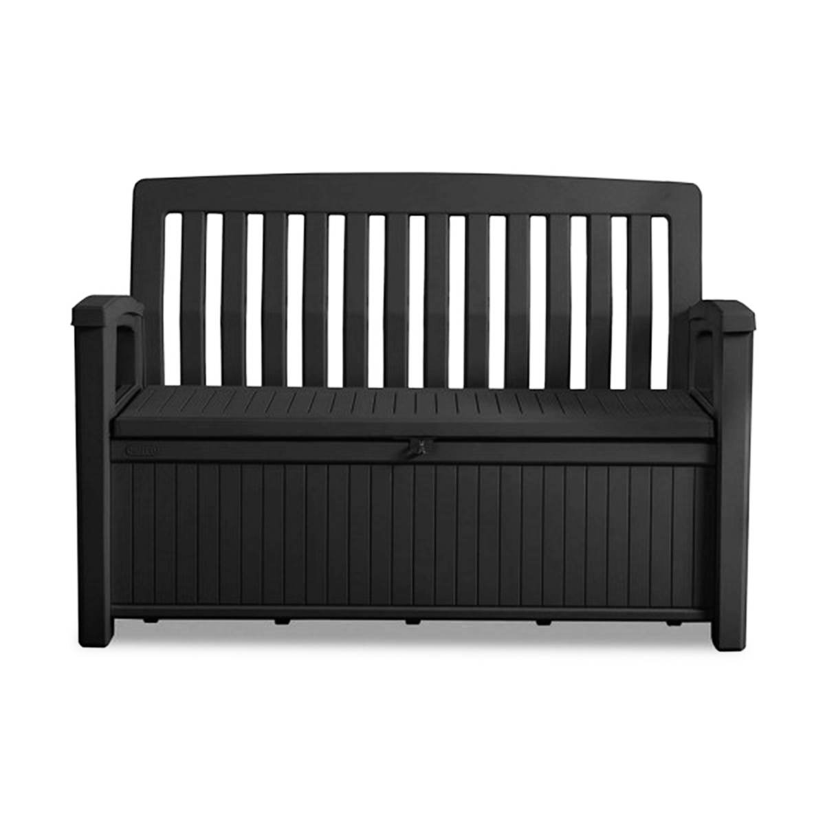 Cassapanca Da Esterno Keter City Box | Grigio Scuro | 44x58x55 Cm | Capacit&agrave; 113 Litri | Polipropilene Riciclato