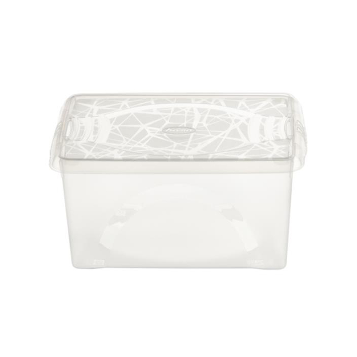 Iris Ohyama, Scatole Portaoggetti Ermetiche in Plastica, 10L, Set di 4