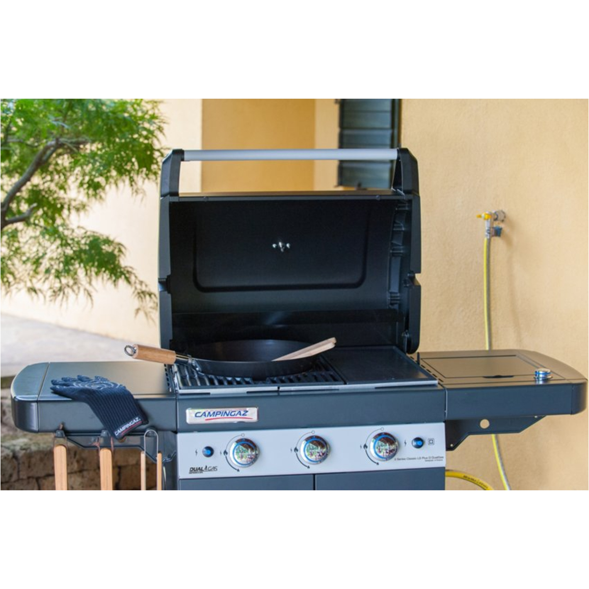 Set Accessori Barbecue A Gas CFH - Regolatore, Tubo E Chiave Per Bombola Set Accessori Barbecue A Gas CFH - Regolatore, Tubo E Chiave Per Bombola