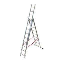 Scala Multiuso 7 In 1 Randaco - 582cm, Alluminio, 150kg Di Carico, Con Piattaforma E Ruote