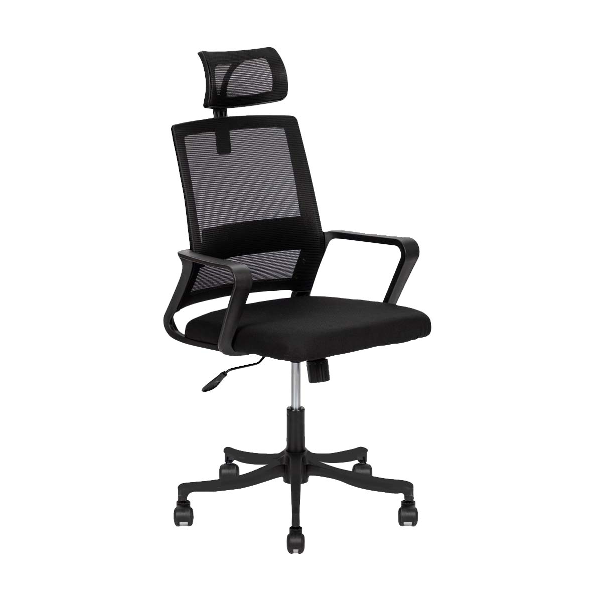 Vida Designs Morton Sedia Da Ufficio In Similpelle Grigia, Ergonomica Con Braccioli, Schienale Reclinabile E Ruote Girevoli