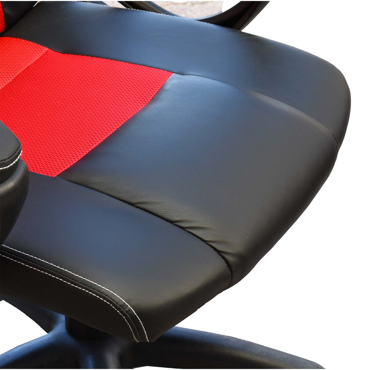 SUBSONIC - Sedia da Gaming AC/DC - Poltrona da Ufficio Ergonomica con Schiuma ad Alta Densità, Meccanismo Basculante e Comodi Braccioli - Altezza Regolabile - Nero