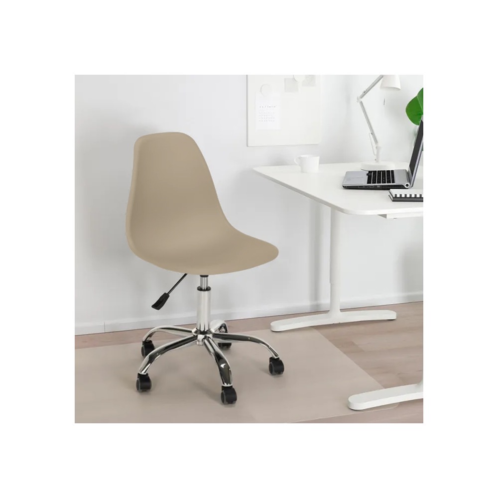 VigorPow Sedia da ufficio in rete senza braccioli ergonomica girevole per computer, sedia da scrivania per computer, senza braccioli, con supporto lombare regolabile in altezza, per adulti e bambini