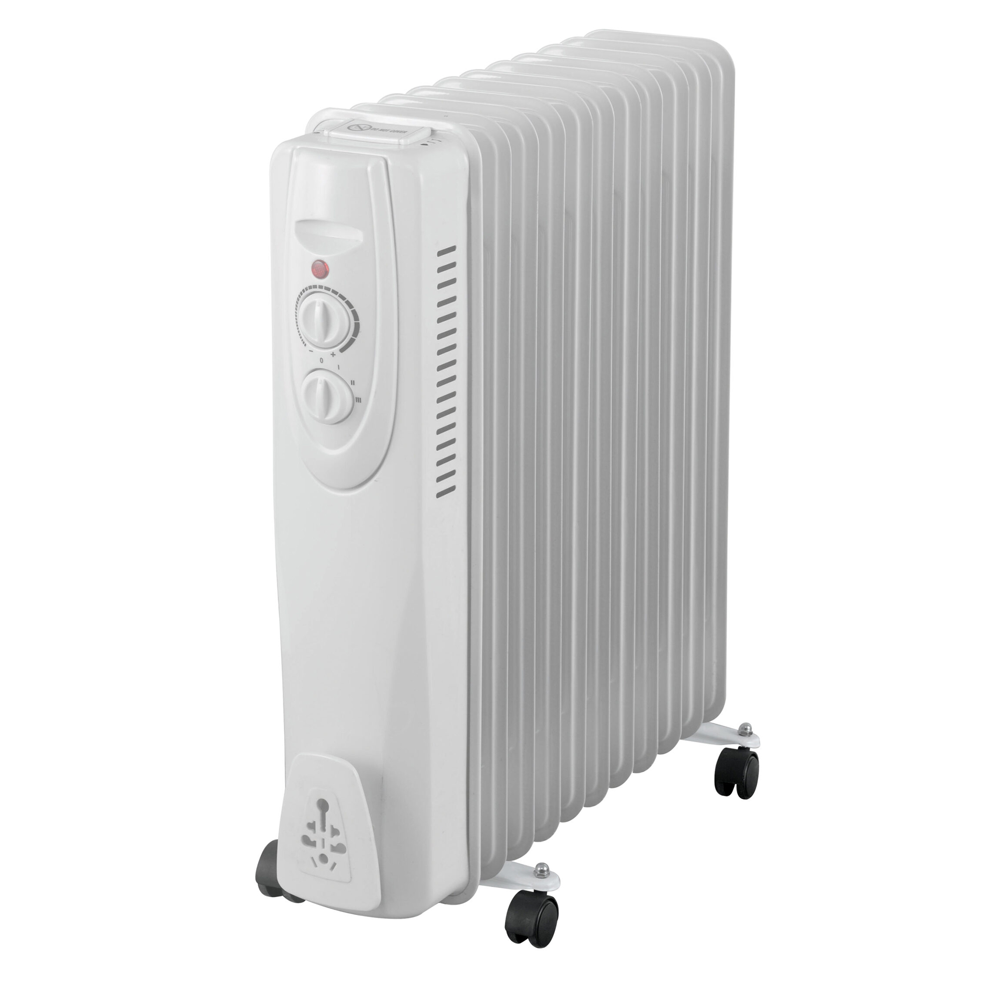 Radiatore Ad Olio Elettrico, 7 Elementi, 3 Livelli Di Potenza Termostato Emerio Bianco 2000 Ho 124421 86672556