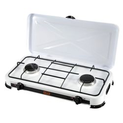 Nuovo tipo free standing 150mm heavy duty bruciatore in ghisa doppio bruciatore