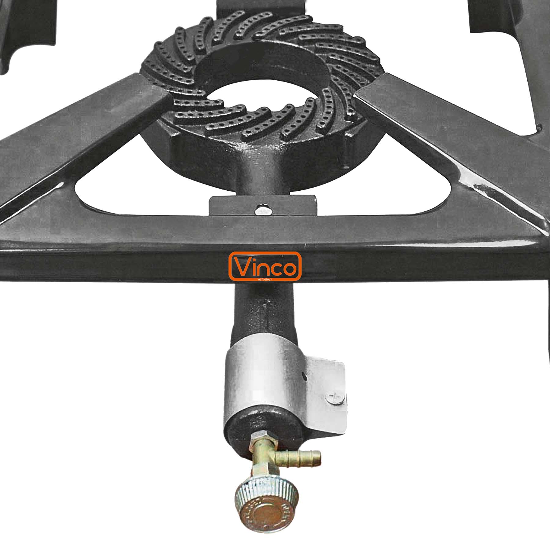 Fornellone a gas inox 8 kW ⌀40 PSPEV metano Birra | Enologia